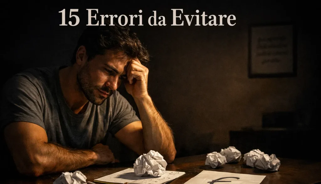 Errori comuni nelle scommesse calcio e trappole psicologiche da evitare